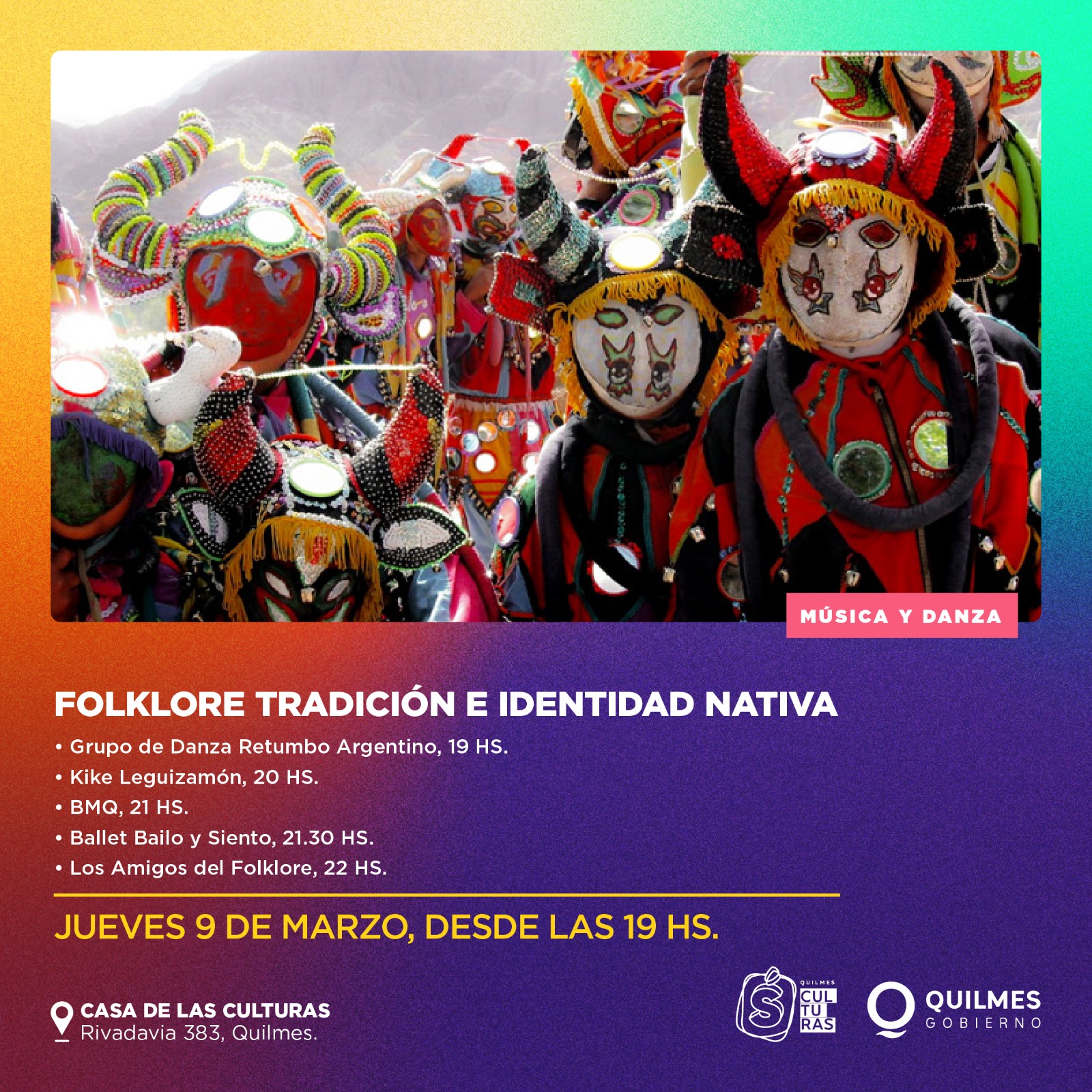  ACTIVIDADES Y ESPECTÁCULOS EN DISTINTOS ESPACIOS DE QUILMES