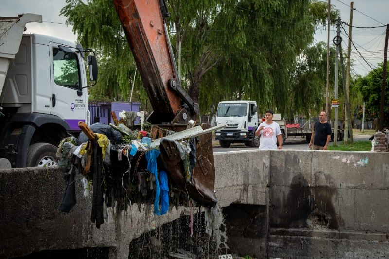  AVANZAN LOS TRABAJOS INTEGRALES EN ARROYOS DE QUILMES