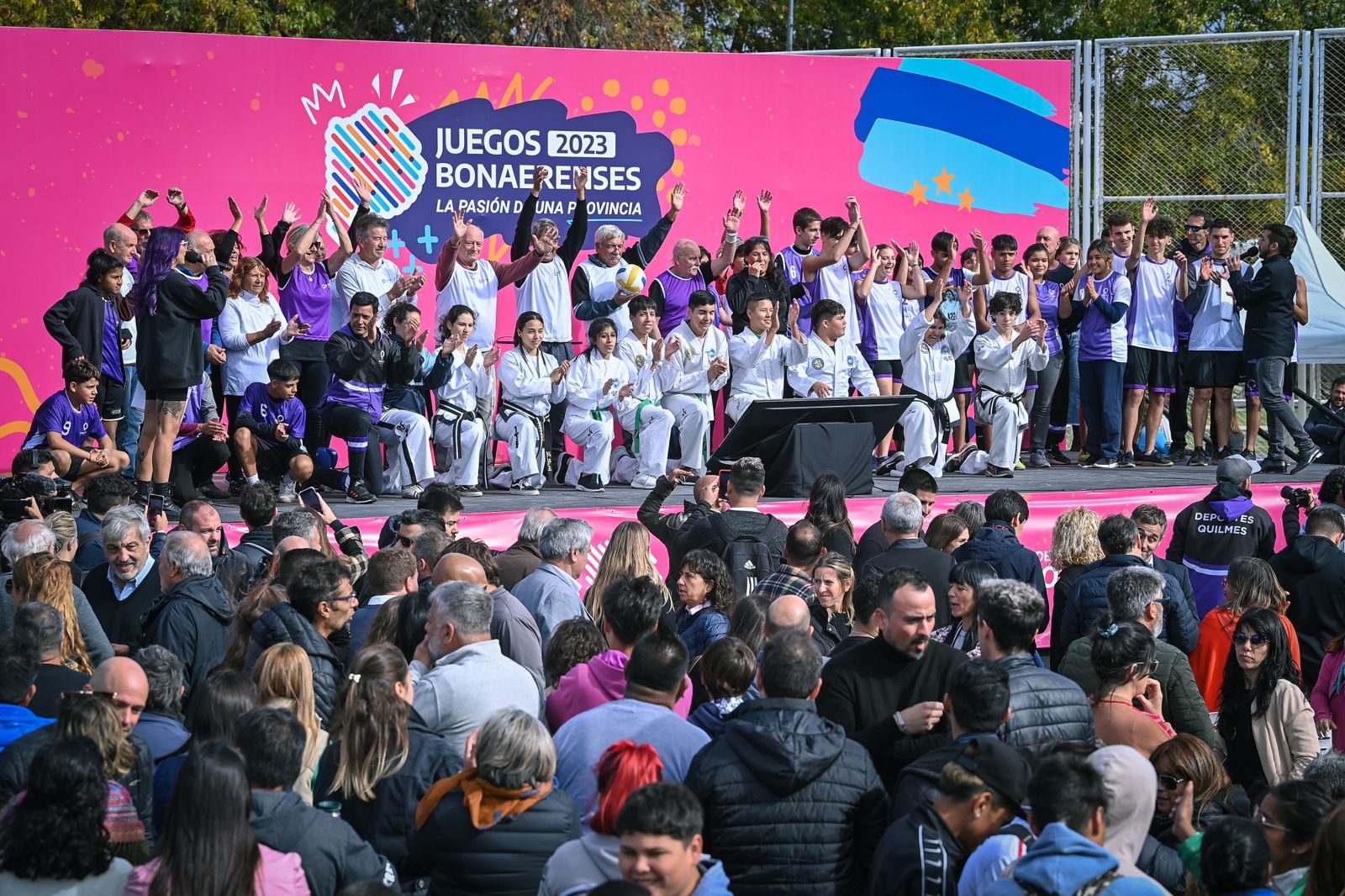 QUILMES FUE EL ESCENARIO DEL LANZAMIENTO DE LOS JUEGOS BONAERENSES 2023