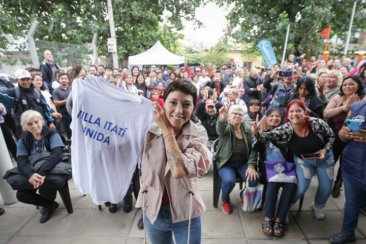 MAYRA: “EL DERECHO A TENER AGUA POTABLE Y CLOACAS  LLEGA CON ESTE GOBIERNO"