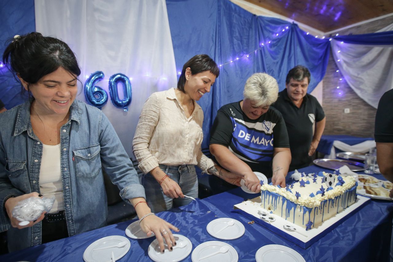 MAYRA FESTEJÓ LOS 60 AÑOS DE LA SF 1 DE MAYO Y ANUNCIÓ IMPORTANTE OBRA