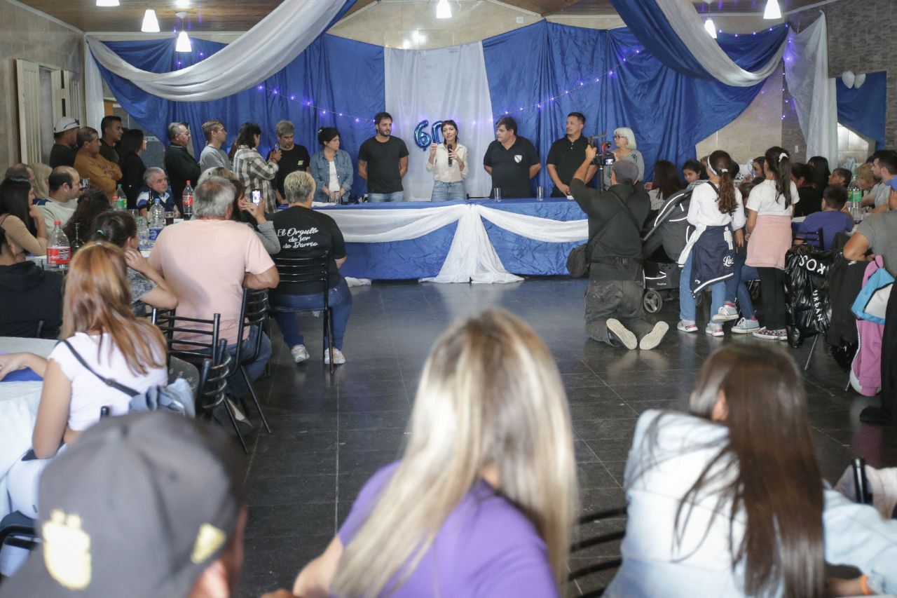 MAYRA FESTEJÓ LOS 60 AÑOS DE LA SF 1 DE MAYO Y ANUNCIÓ IMPORTANTE OBRA