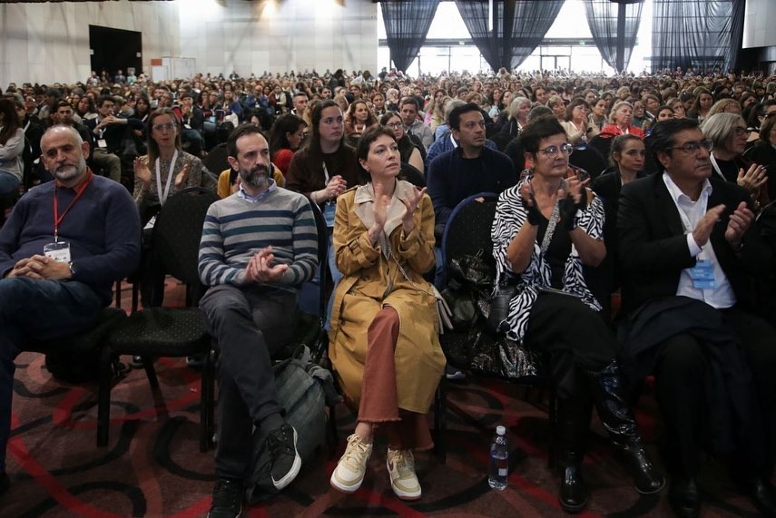 MAYRA EN LA APERTURA DEL ENCUENTRO NACIONAL DE BIBLIOTECAS POPULARES