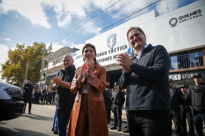 MAYRA INAUGURÓ LA NUEVA BASE OPERATIVA DE LA UTOI EN VILLA LA FLORIDA