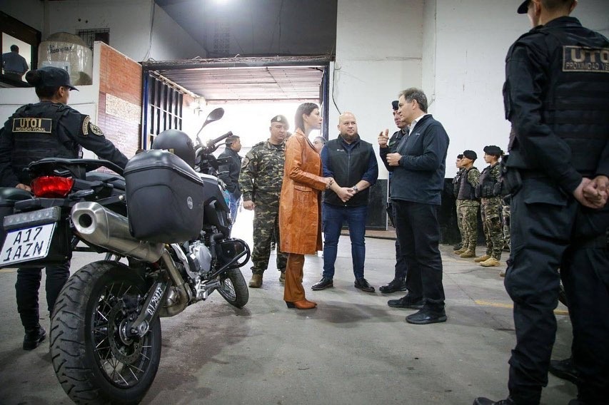 MAYRA INAUGURÓ LA NUEVA BASE OPERATIVA DE LA UTOI EN VILLA LA FLORIDA
