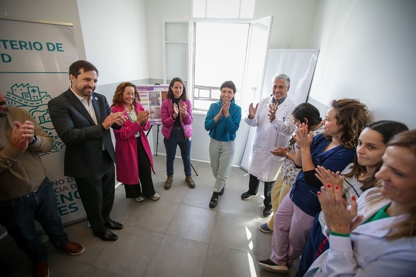 MAYRA Y NICOLÁS KREPLAK SUPERVISARON OBRAS EN EL HOSPITAL ISIDORO IRIARTE 