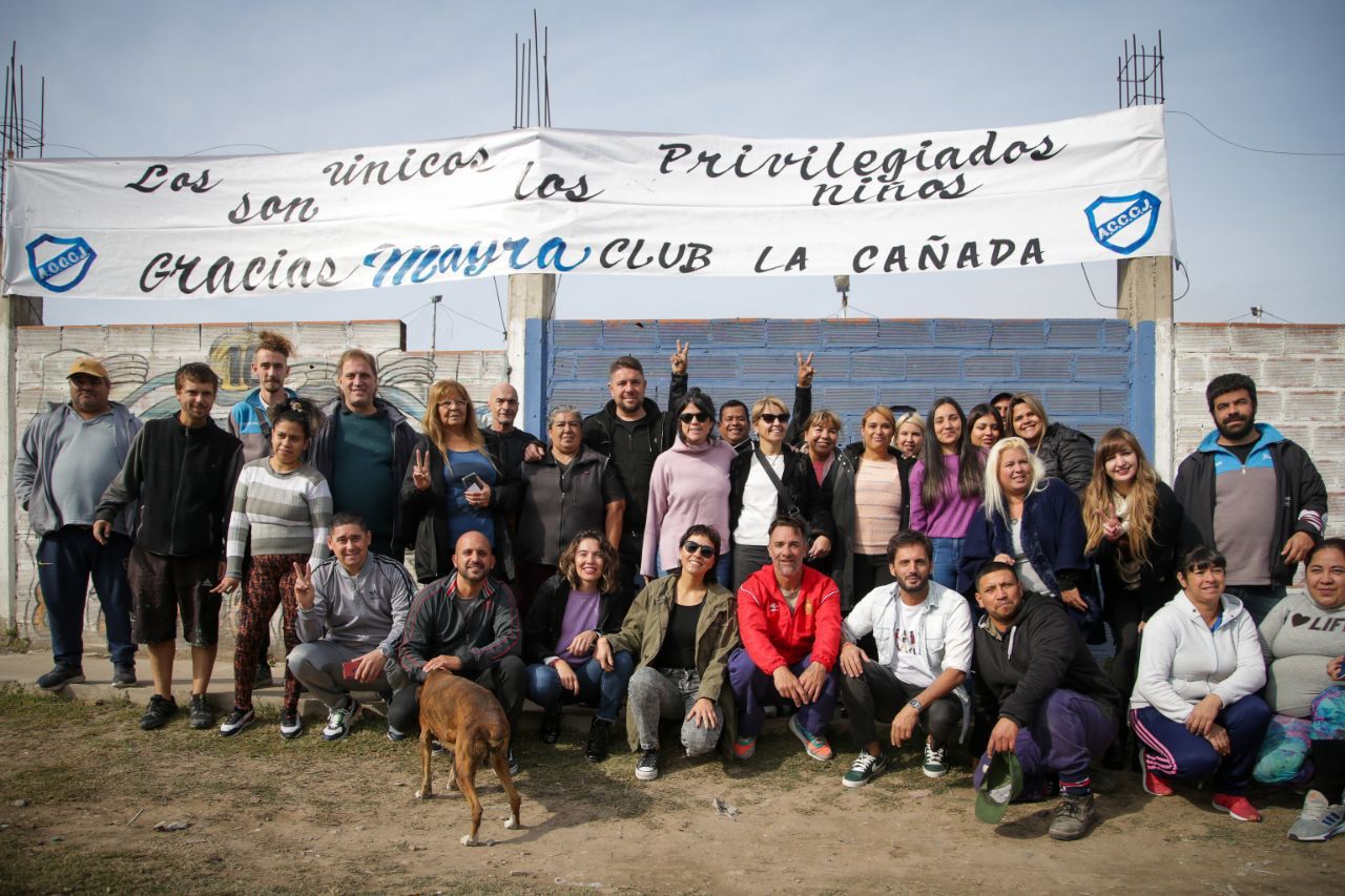 MAYRA ESTUVO PRESENTE  EN LA “JORNADA SOLIDARIA BRAIAN TOLEDO”