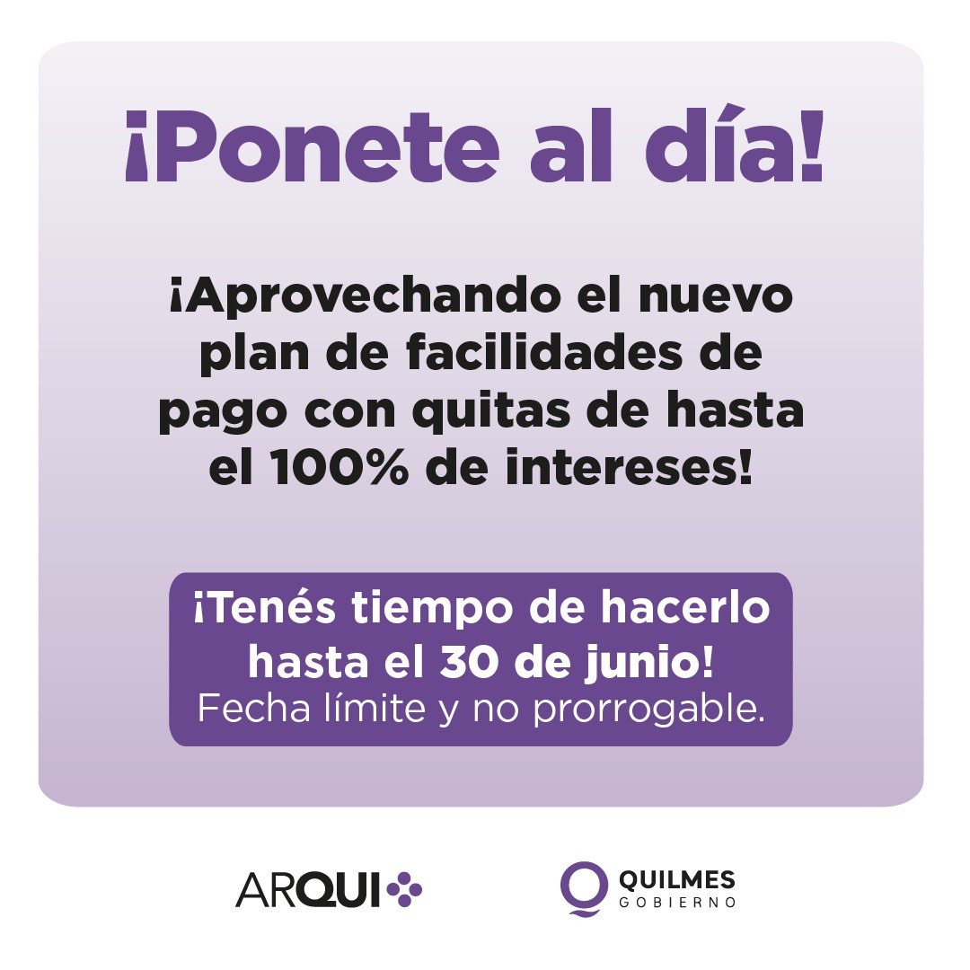 PLAN DE REGULARIZACIÓN DE DEUDA MUNICIPAL CON QUITA DE 100% DE INTERESES