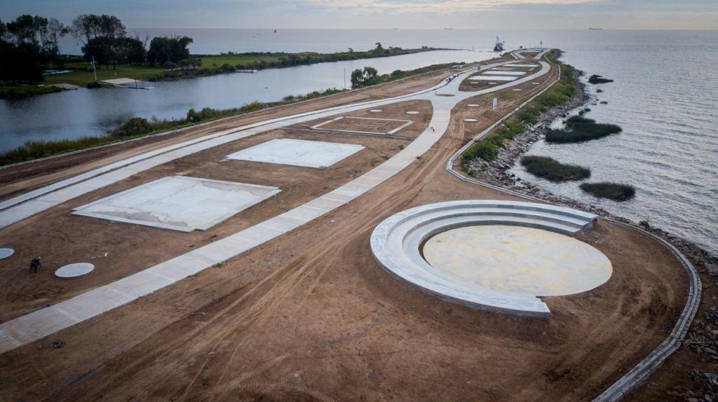 MAYRA SUPERVISÓ LOS AVANCES DE LA OBRA DEL NUEVO PARQUE DE LA RIBERA 