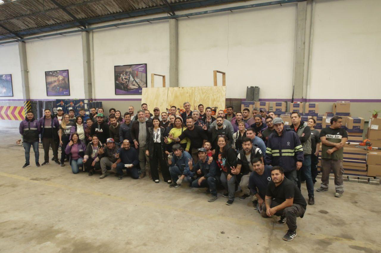 MAYRA ENTREGÓ NUEVAS HERRAMIENTAS PARA LAS BASES OPERATIVAS DEL MUNICIPIO