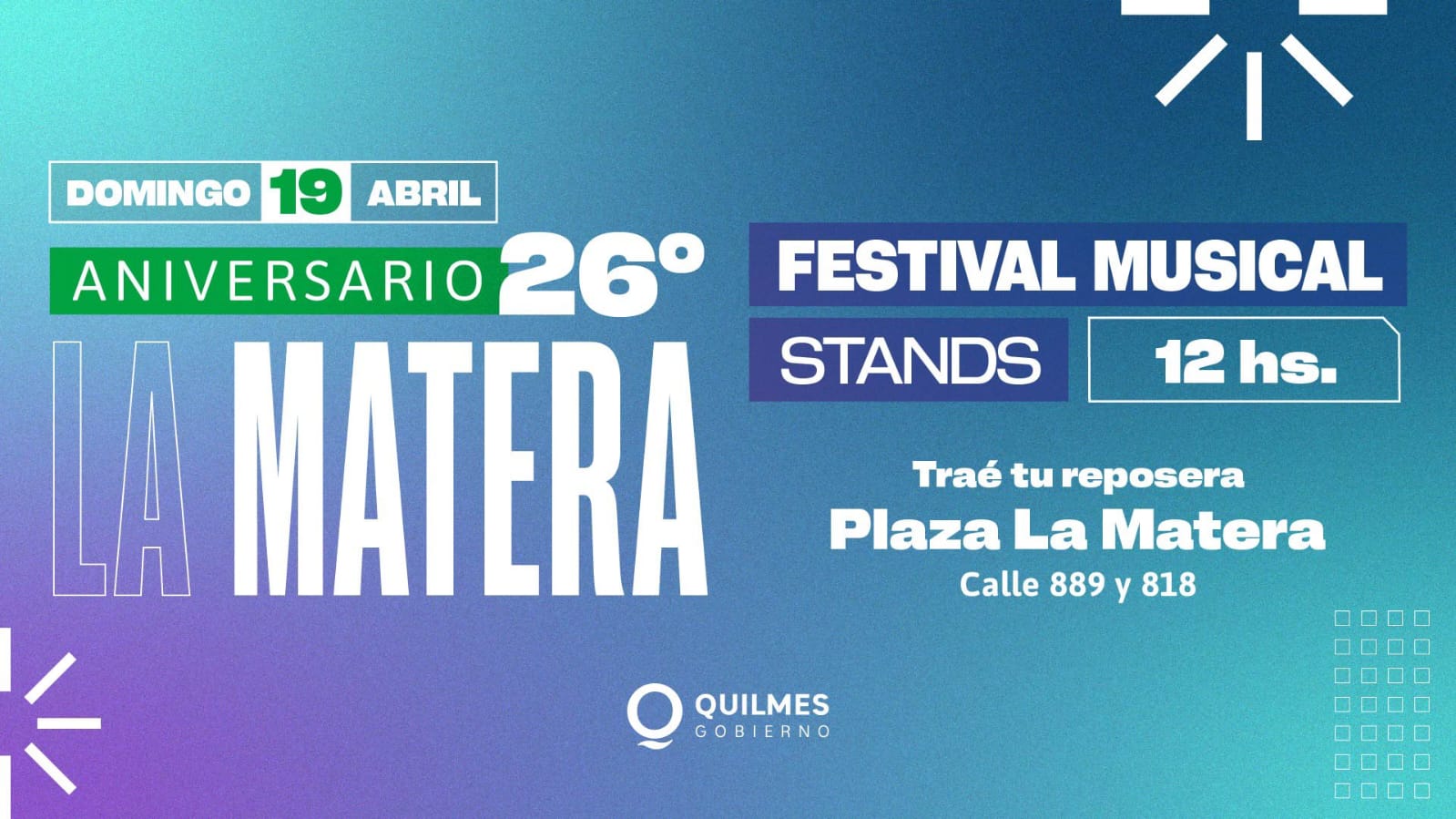 LLEGA EL 26º ANIVERSARIO DE LA MATERA CON UNA NUEVA EDICIÓN DEL FESTIVAL 
