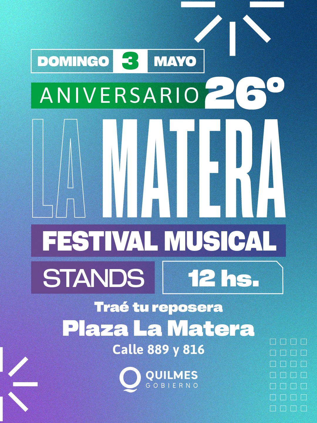 SE ACERCA EL 26º ANIVERSARIO DE LA MATERA: NUEVA EDICIÓN “SOMOS QUILMES”