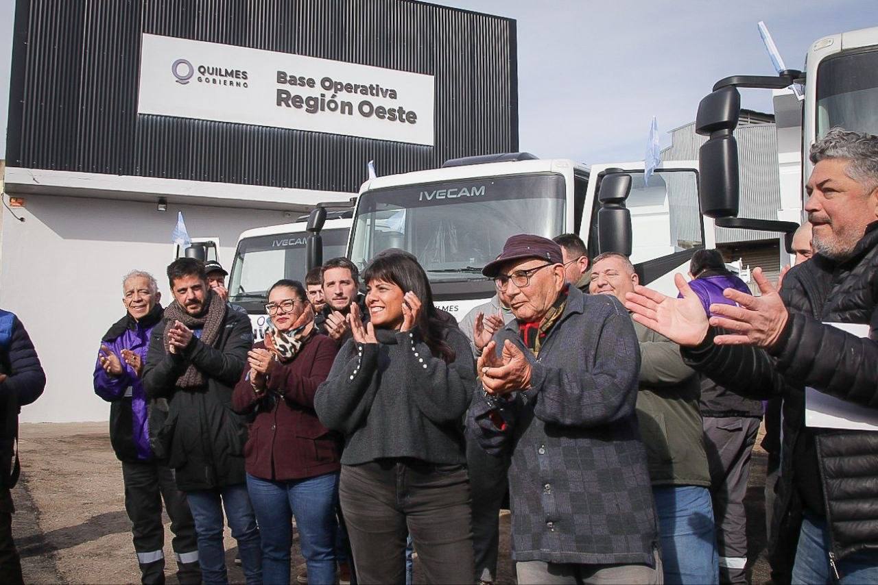  QUILMES INCORPORÓ CINCO NUEVOS CAMIONES VOLCADORES A SU FLOTA MUNICIPAL