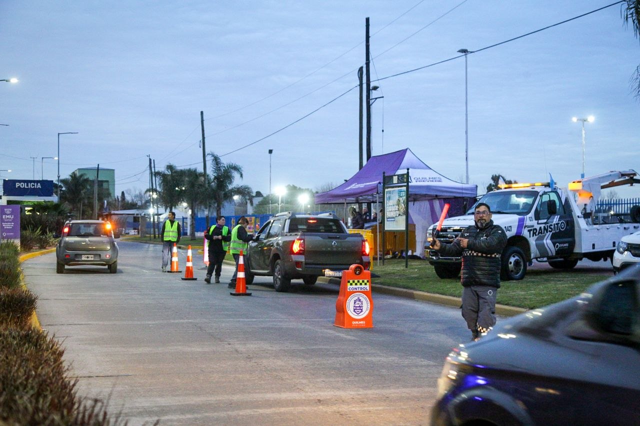 EL MUNICIPIO DE QUILMES REALIZÓ UN OPERATIVO INTEGRAL DE CONTROL VEHICULAR 